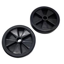 Kit 2un Roda Rodinha Traseira Compatível com Aspirador WAP GTW Inox 70 FW006253