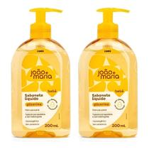 Kit 2un sabonete liquido 200ml joão e maria - cimed