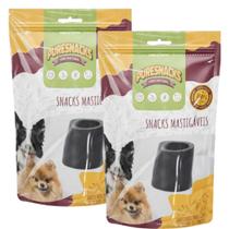 Kit 2un Snack Natural Para Cachorro Bulls Pet Chifre Bovino