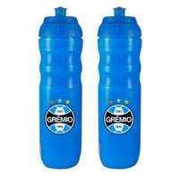 Kit 2Un Squeeze Top Térmica 550ml Garrafa Azul Água Esporte Bike Time Grêmio Oficial Tricolor Gaucho