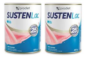 Kit 2un Sustenlac Morango Prodiet Complemento Alimentar 400g
