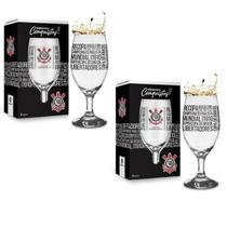Kit 2Un Taça Tulipa Windsor Vidro 330Ml Cerveja Vinho Chopp Kit 2Un Taça Tulipa Windsor Vidro 330Ml Cerveja Vinho Chopp