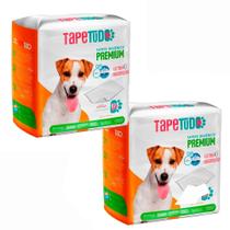 Kit 2Un. Tapete Higiênico Tapetudo Cães 80X60Cm 7 Unidades