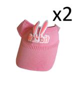 Kit 2un Viseira Infantil Rabbit Leve Confortável Infantil Kit 2un Viseira Infantil Rabbit Leve Confortável Infantil