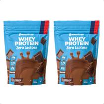 Kit 2un Whey Protein Zero Lactose 900g New Nutrition