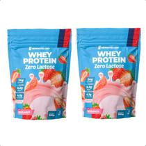 Kit 2un Whey Protein Zero Lactose 900g New Nutrition