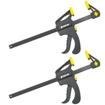 Kit 2und Grampo 150mm Aperto Rápido Fertak 6pol Grampo Sargento Para Marceneiro Kit 2und Grampo 150mm Aperto Rápido Fertak 6pol Grampo Sargento Para Marceneiro