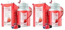 Kit 2uni Chá Instantâneo Clean Tea Sabor Frutas Vermelhas 150g - MixNutri