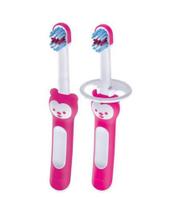 Kit 2Uni. Escova Dental Baby'S Brush (6+M) - Rosa - Mam