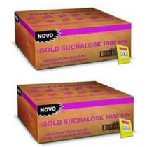 Kit 2uni Gold Adoçante Sucralose em Pó - Cx. 1000 env. - Gold