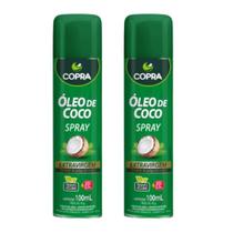 Kit 2uni Óleo de Coco Extra Virgem Spray 100ml - Copra Kit 2uni Óleo de Coco Extra Virgem Spray 100ml - Copra