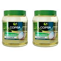 Kit 2uni Óleo de Coco (sem sabor) 1 Litro - Copra Kit 2uni Óleo de Coco (sem sabor) 1 Litro - Copra