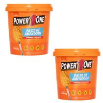 Kit 2uni Pasta de Amendoim Crocante 1,005kg - Power1One