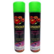 Kit 2uni Spray Premium Luminosa Verde 350ml - Lukscolor