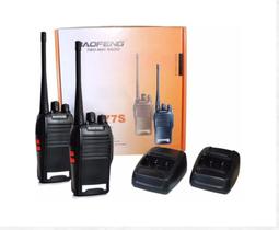 Kit 2unidades Radio Baofeng Bf-777s Interno Externo Novidade