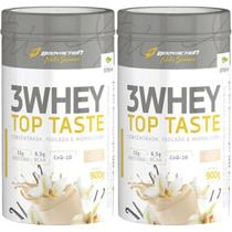 Kit 2X 3 Whey Top Taste - 900g Baunilha - Body Action Kit 2X 3 Whey Top Taste - 900g Baunilha - Body Action
