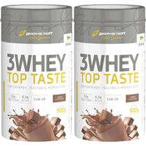 Kit 2X 3 Whey Top Taste - 900g Chocolate - Body Action Kit 2X 3 Whey Top Taste - 900g Chocolate - Body Action