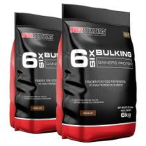 Kit 2X 6 Six Bulking 6Kg Chocolate Bodybuilders Kit 2X 6 Six Bulking 6Kg Chocolate Bodybuilders