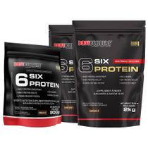 Kit 2X 6 Six Protein 2Kg + 1X 6 Six Protein 900G Kit 2X 6 Six Protein 2Kg + 1X 6 Six Protein 900G