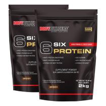 KIT 2x 6 Six Protein 2kg - Bodybuilders KIT 2x 6 Six Protein 2kg - Bodybuilders