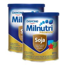 Kit 2X 800g Milnutri Premium Soja Danone