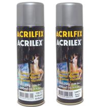 Kit 2x acrilfix verniz fosco e brilhante 300ml acrilex