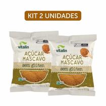 Kit 2X: Açúcar Mascavo Orgânico Vitalin 300G