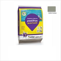 KIT 2x Argamassa Rejunte, Assenta E Rejunta Pastilhas Piscinas Quartzolit 5kg cada