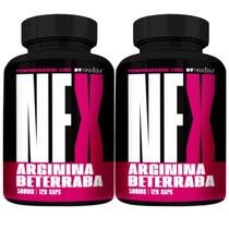 Kit 2x Arginina + Beterraba 500mg 120 caps New Four
