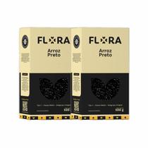 Kit 2X: Arroz Preto Flora 500G