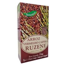 Kit 2X: Arroz Vermelho Caipira Integral Longo Ruzene 1kg