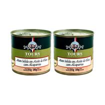 Kit 2X: Atum Sólido com Alcaparras em Azeite Tours 255g Kit 2X: Atum Sólido com Alcaparras em Azeite Tours 255g