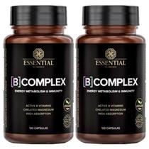 Kit 2x B Complex - 120 Capsulas - Essential Nutrition Kit 2x B Complex - 120 Capsulas - Essential Nutrition