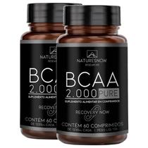 Kit 2x Bcaa 3:1:1 2000mg Concentrado 60tabs Natures Now