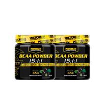 Kit 2x Bcaa Powder 15:1:1 300g - Pretorian