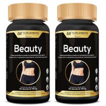 Kit 2X Beauty Cartamo Uva E Girassol 750 Mg 60Caps