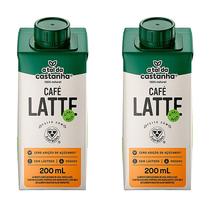 Kit 2X: Bebida Vegetal Café Latte A Tal Da Castanha E 3