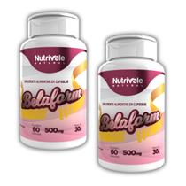 Kit 2x Belaform Cafeína, L-carnitina e Cromo 60 Cápsulas