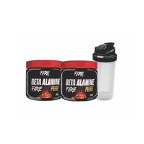 Kit 2x Beta Alanina Absolut 200g Coqueteleira Grátis PréTreino para força e resistência