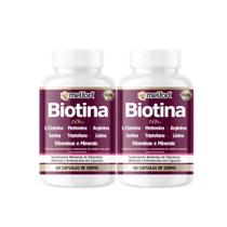 Kit 2x BIOTINA CAPS 500MG 60 CAPSULAS A