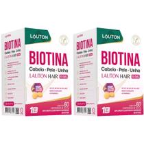 KIT 2X Biotina Plus + Vitaminas e Minerais 60 comprimidos - Lauton KIT 2X Biotina Plus + Vitaminas e Minerais 60 comprimidos - Lauton