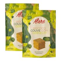 Kit 2X: Biscoito De Couve Com Gergelim Sem Glúten Alere 55G