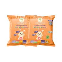 Kit 2X: Biscoito de Polvilho Cenoura e Cúrcuma Vegano Orgânico Crilancha 20g