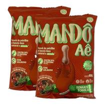 Kit 2X: Biscoito De Polvilho Tomate E Tomilho Mandô Aê 40G