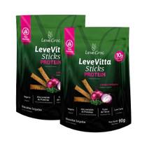 Kit 2X: Biscoito Leve Vitta Protein Cebola E Orégano Leve Kit 2X: Biscoito Leve Vitta Protein Cebola E Orégano Leve