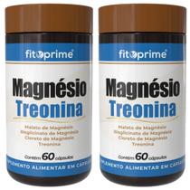 Kit 2x Blend De Magnésio com Treonina 60 Cápsulas Kit 2x Blend De Magnésio com Treonina 60 Cápsulas