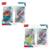 Kit 2x Blister Quádruplo Pokémon Amigos de Jornada EV9 Scrafty e Yanmega Copag 35373