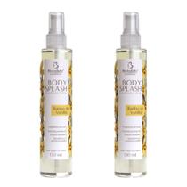 Kit 2x Body Splash Desodorante Colônia Banho de Vanilla 130ml