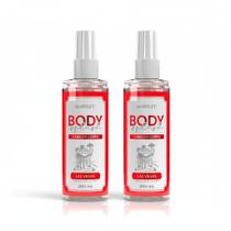 Kit 2x Body Splash Desodorante Colônia Cabelo e Corpo Las Vegas 200ml MaryLife