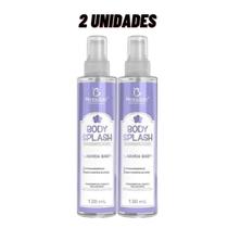 Kit 2x Body Splash Desodorante Colônia Lavanda Baby 130ml